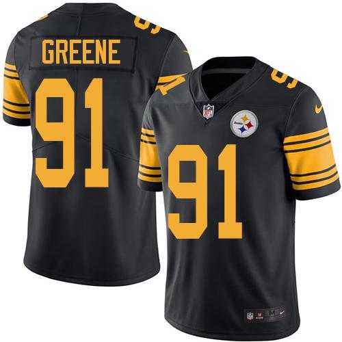 Nike Men & Women & Youth Steelers 91 Kevin Greene Black Color Rush Limited Jersey,We sell and wholesale Nike Men & Women & Youth Steelers 91 Kevin Greene Black Color Rush Limited Jersey on line form chian!